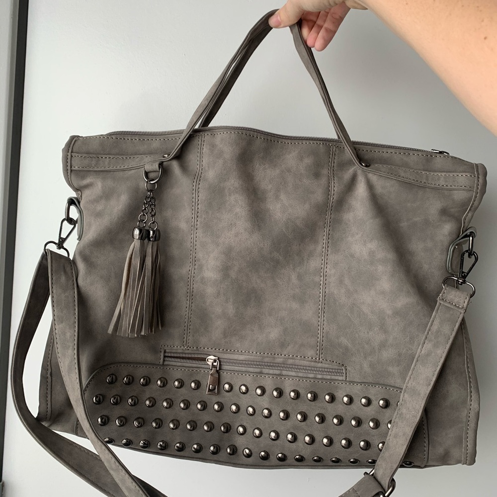 Cute Slouchy Grey Bag